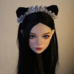 Ultra Realistic TPE Sex Doll Head with Removable Wig - Lifelike Soft Skin